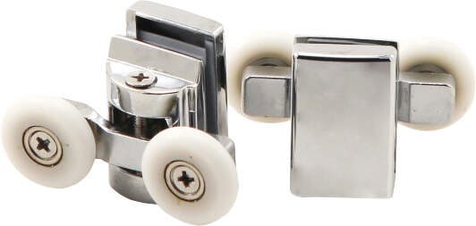🚪 Role superioare duble pentru sticle de 6 mm – FI 23 mm – Cod XKCO1RC04 - 2 buc