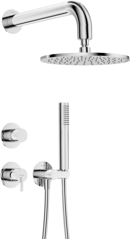 Silia Set de duș cu montare îngropată, cu pălărie de duș NQS_09YK