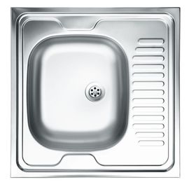 TANGO SATIN SINK 1-BOWL WITH DRAINER ZE6_0140