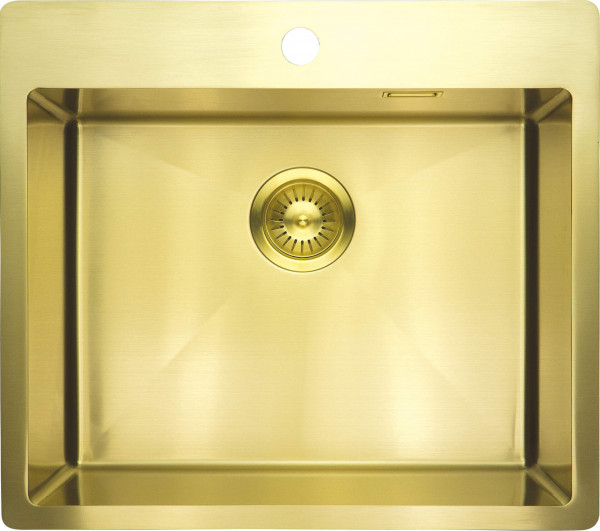 OLFATO PRECIOUS - Chiuvetă din Inox (ZPO_R10B) finisaj auriu