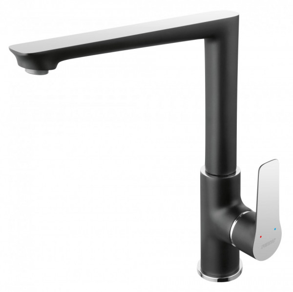 Adore Black/Chrome - baterie stativă bucătărie - BDR4BLC - Ferro