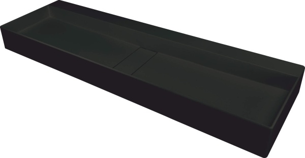 BLUR – Lavoar din Granit, Blat, CQB_NU2S Finisaj Nero Lungime: 1200 mm