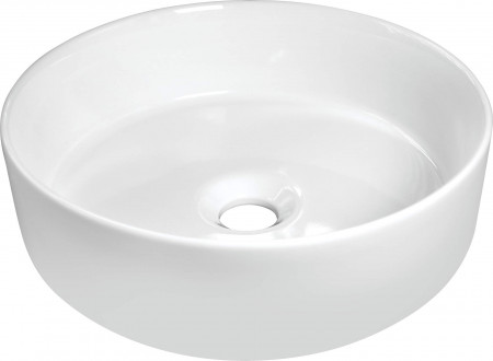 SILIA Lavoar din ceramica rotund - alb - CDL_6U4S