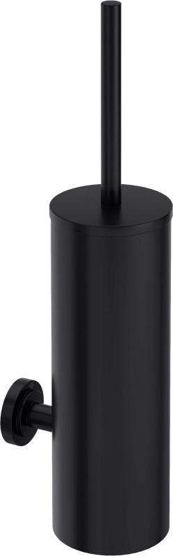 🚽 Perie de toaletă TEMISTO, montaj pe perete, finisaj nero mat – Cod ADT_N721