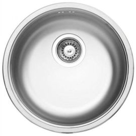 CORNETTO 1-BOWL S/S SINK, ROUND, WITH FITTINGS, DECOR