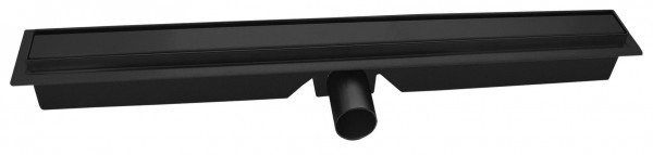 Super Slim Pro - rigolă duș liniară, negru - 70 cm - OLSP1-70-BL - Ferro