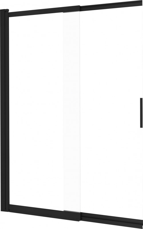PRIZMA - Paravan pentru Cada 100x140 cm (Cod produs: KTJ_N73R) finisaj negru