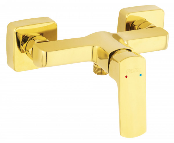 VITTO VERDELINE GOLD - Baterie perete duș - BVI7VLG - Ferro