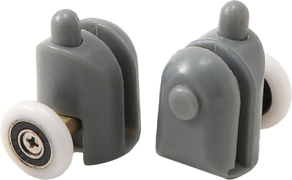 🚪 Role inferioare detașabile pentru sticlă de 6 mm – FI 25 mm –Set 2 buc – Cod XKCA1RU05