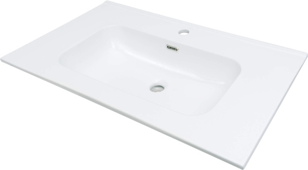 TUBO – Lavoar ceramic, încastrat, 80 cm Finisaj: Alb lucios (CTU_6U8W) 🛁✨