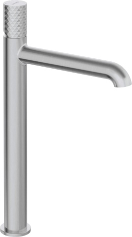 🚰 Baterie înaltă pentru chiuvetă SILIA HEXA – Finisaj oțel șlefuit – Cod BHS_F20K - Img 1