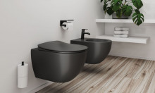 Peonia capac slim - Vas WC antracit CDE_DSOZ - Img 3