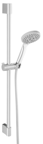 SLIDING SHOWER SETS Set bara dus 3 functii cu suport culisant Horn, crom - N370- Ferro - Img 1