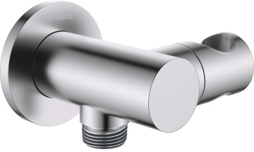 Cascada Cot conector pentru furtun, rotund, cu mâner pentru dușul de mână Finisaj: Oțel periat NAC_F57K