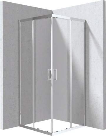 Funkia Evo Cabină de duș, pătrat, 80x80 cm KYC_0088P
