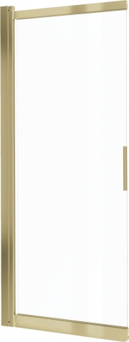 PRIZMA – Paravan de baie 100x140 cm KTJ_R73R Finisaj: Auriu periat - Img 3