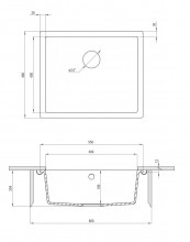 Chiuveta Granit CORDA UNDERMOUNT GREY - SINK WITH FITTING ZQA_S10C - Img 3