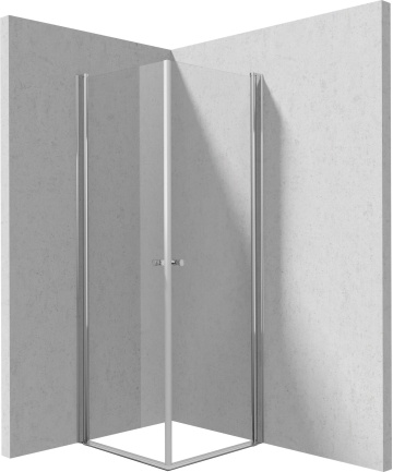 KERRIA PLUS Cabină de duș, pătrata, 90x90 cm KKN0W09W09 Finisaj: cromat