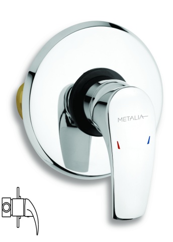 METALIA 57 Baterie încastrată duș crom 57050,0