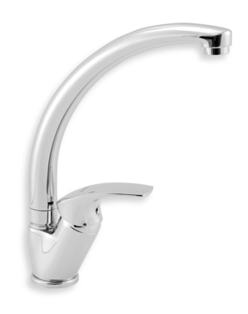 METALIA 57 Baterie stativă bucătărie cu pipă înaltă crom 57014,0