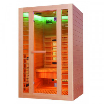 SAFIR - Sauna Uscată cu 2 Tipuri de Rezistențe H10120 - 2 Pers. 120x105x190cm - Img 4