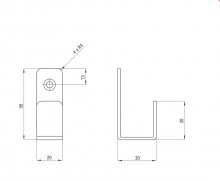 Suport prosop seria Nero ADM_N111 - Img 2