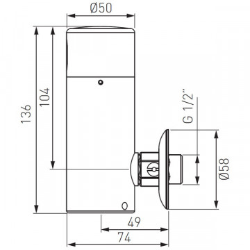 Zephyr Sensor - baterie pisoar cu senzor - BBB211 - Ferro - Img 2