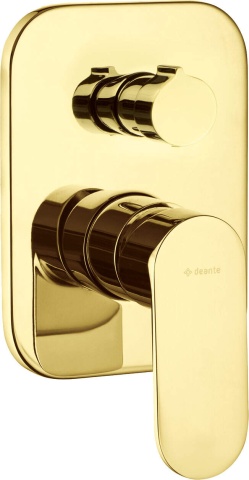 🚿 Baterie duș încastrată ALPINIA, cu comutator, finisaj auriu – Cod BGA_Z44P - Img 1