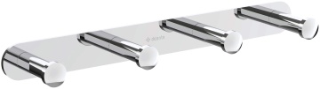 🛁 Cârlig cvadruplu JASMIN, finisaj cromat – Cod ADJ_014L - Img 1