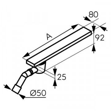 Easy New - rigolă duș liniară - 70 cm - OLE1-70 - Ferro - Img 2