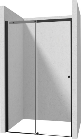 Kerria Plus Ușă de duș, 120 cm - glisant Finisaj: Negru KTSPN12P