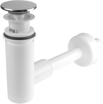 Easy-Clean Dop pentru chiuvetă, curățat de sus, cu sifon Finisaj: Crom NHC_010C
