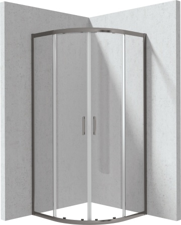Funkia Evo Cabină de duș, semicerc, 80x80 cm KYP_D088P