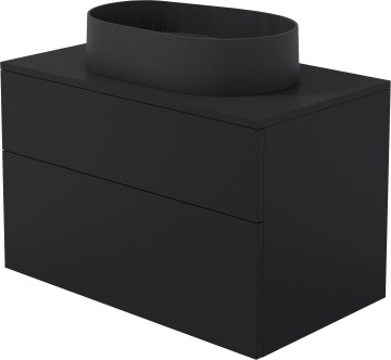 Prizma Mobilier de baie , cu chiuvetă din granit - 55x35 cm SDNB8SNU6S
