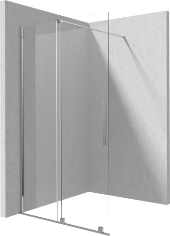 Prizma Perete de duș, paravan, 100 cm - glisant Finisaj: Crom KTJ_030R