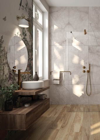 SILIA – Set de duș cu montare îngropată, pălărie de duș fixă, finisaj Bronz periat (NQS_C9XK) 🛁✨ - Img 5