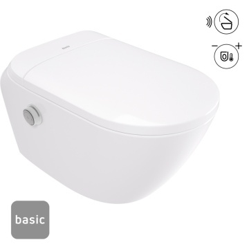 SILIA - Vas de toaletă inteligent cu capac automat - basic - alb - CSSD6ZPW
