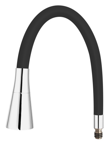 SPAREPARTS - MIXER SPOUTS Pipă flexibilă pentru baterie bucătărie negru W101B-B