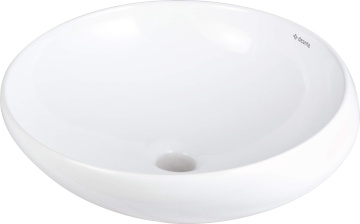 ALPINIA Lavoar ceramic, blat, asimetric Finisaj: Alb CGA_6U42 - Img 1