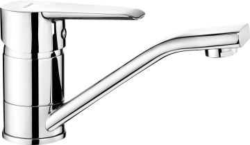 Corio Baterie pentru chiuvetă, cu pipă pivotantă - ECO-cartuș Finisaj: Crom BFCE026M