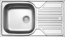 LEGATO DECOR SINK ONE BOWL WITH DRAINER, 3,5'' OUTFLOW WITH FITTING ZEL_3113 - Img 1