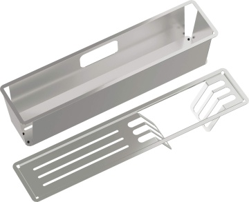 MAGNETIC Set de Accesorii pentru Chiuvetă, ZZMK022K Finisaj Oțel Șlefuit 🏡✨ - Img 1