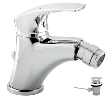 METALIA 57 Baterie stativă bideu cu ventil crom 57011,0