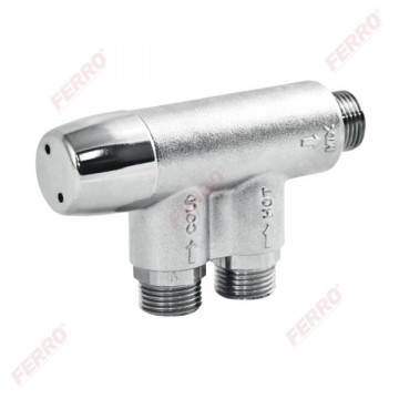 Mixer termostatat 1/2” pentru baterii cu senzor - MT15B - Ferro - Img 1