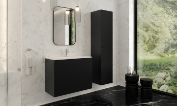 PRIZMA – Mobilier de Baie Fără Blat, STU_NU81 Finisaj Nero Mat 🛁✨ - Img 2
