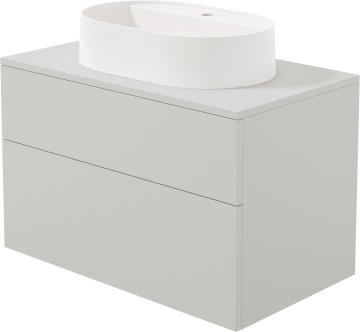 Prizma Mobilier de baie , cu chiuvetă din granit - 55x35 cm SDKB8SAU6B