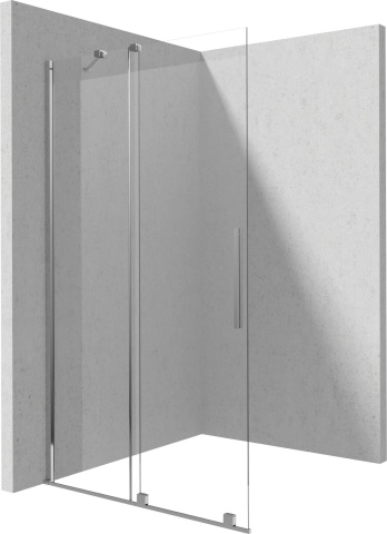 Prizma Perete de duș, paravan, 140 cm - glisant Finisaj: Crom KTJ_034R