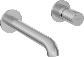 🚰 Baterie încastrată pentru chiuvetă SILIA HEXA – Finisaj oțel șlefuit – Cod BHS_F54L - Img 1
