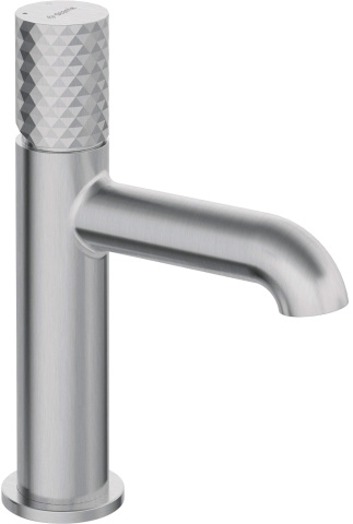 🚰 Baterie pentru chiuvetă SILIA HEXA – Finisaj oțel șlefuit – Cod BHS_F20M - Img 1