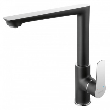 Adore Black/Chrome - baterie stativă bucătărie - BDR4BLC - Ferro - Img 1